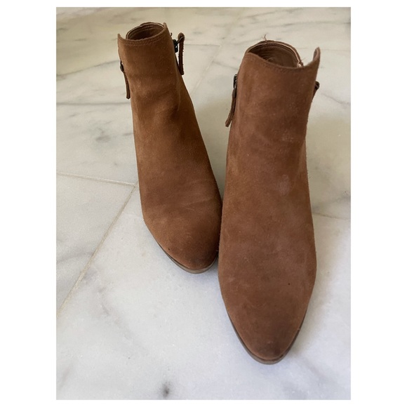 Frye Suede Zip Booties - Judy - 9.5 - Picture 10 of 10